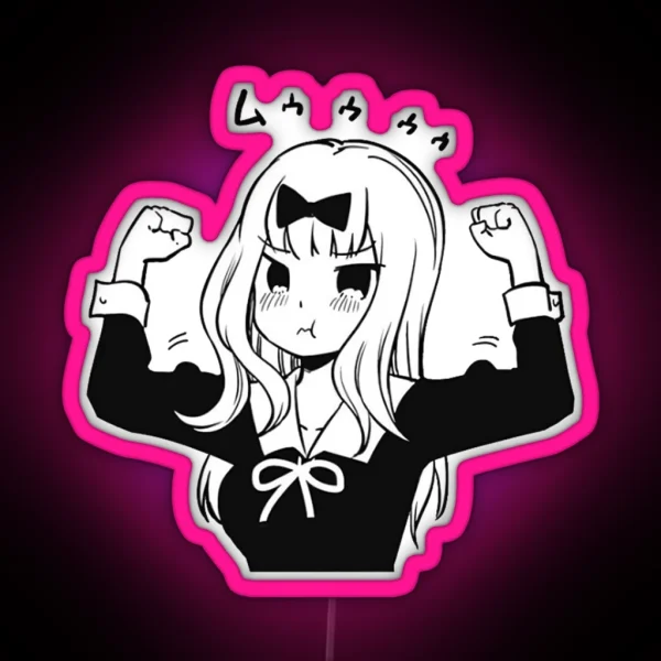 Chika Fujiwara Buff Design V2 RGB Neon Sign