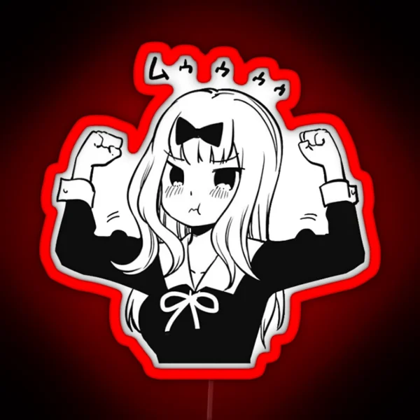 Chika Fujiwara Buff Design V2 RGB Neon Sign