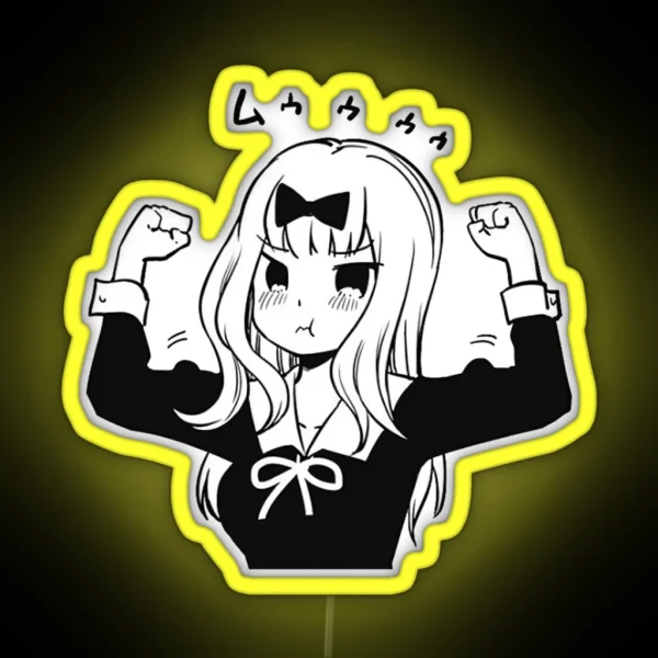 Chika Fujiwara Buff Design V2 RGB Neon Sign