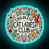 Childless Cat Ladies Club Illustration Cat Person Artwork Funny RGB Neon Sign - Image 3