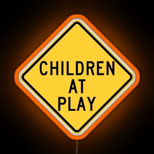 Children At Play RGB Neon Sign