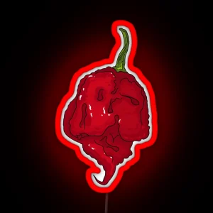 Chili Pepper Carolina Reaper RGB Neon Sign