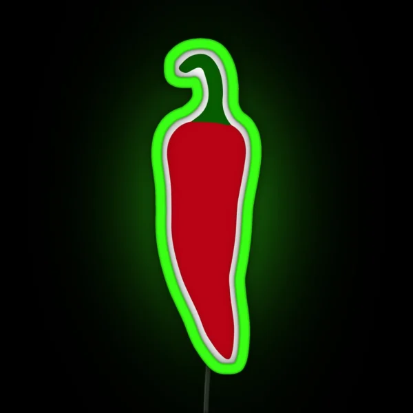 Chili Pepper RGB Neon Sign