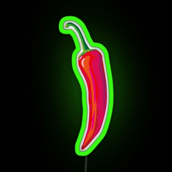 Chili Pepper RGB Neon Sign