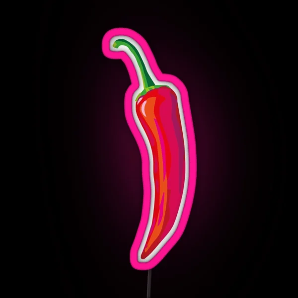 Chili Pepper RGB Neon Sign