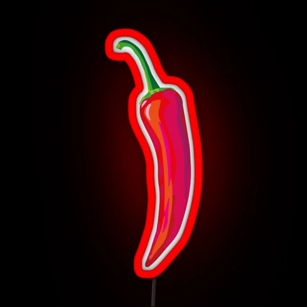 Chili Pepper RGB Neon Sign