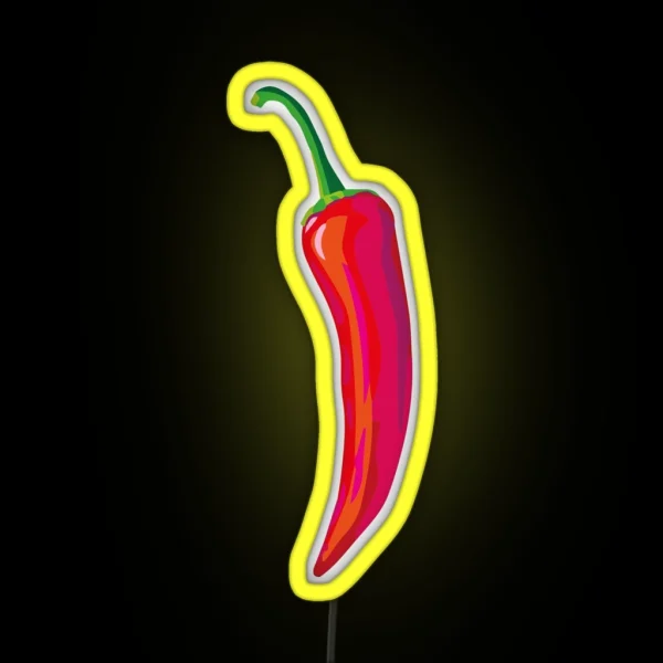 Chili Pepper RGB Neon Sign