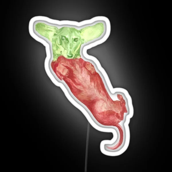 Chili Pupper RGB Neon Sign