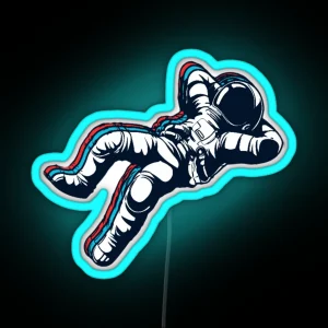 Chill Astronaut RGB Neon Sign