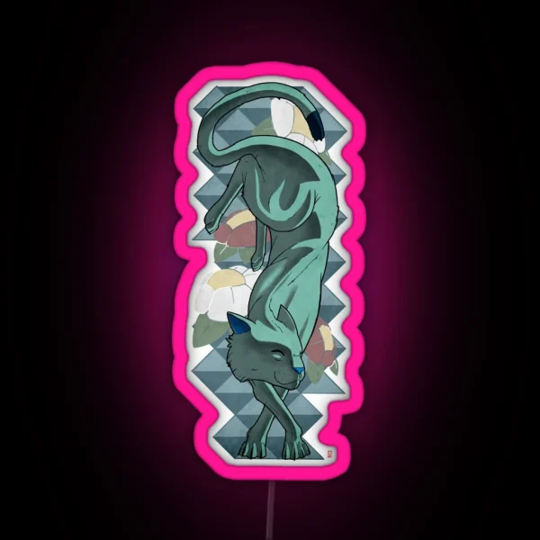 Chill Cat RGB Neon Sign