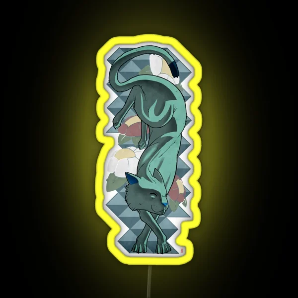 Chill Cat RGB Neon Sign