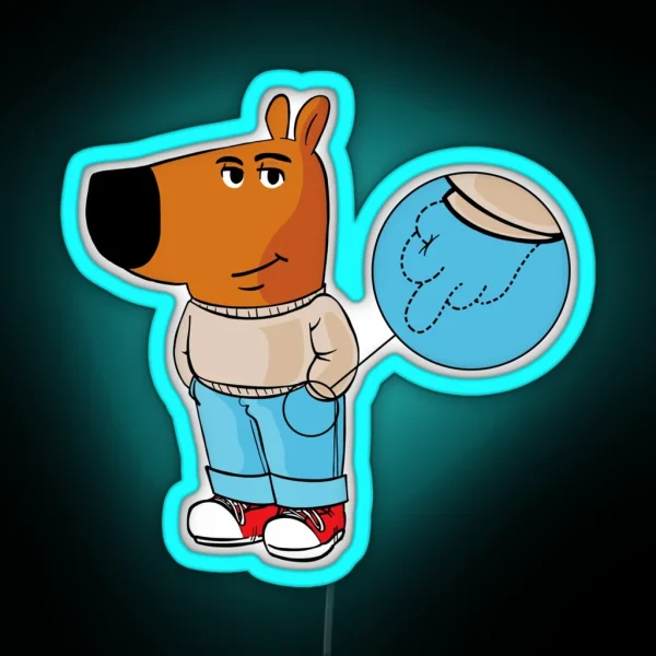 Chill Dog RGB Neon Sign