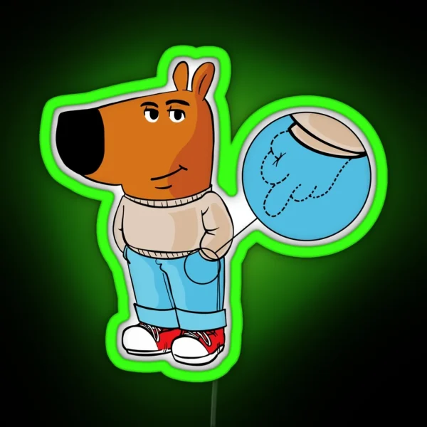 Chill Dog RGB Neon Sign