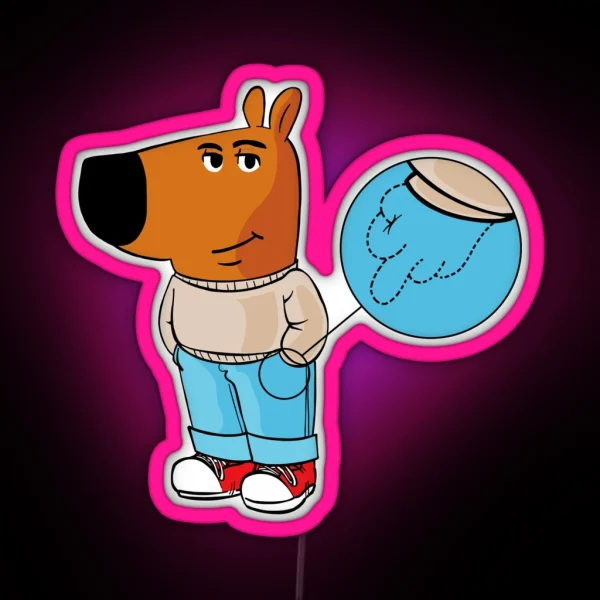Chill Dog RGB Neon Sign