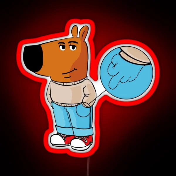 Chill Dog RGB Neon Sign