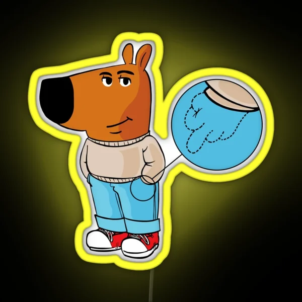 Chill Dog RGB Neon Sign
