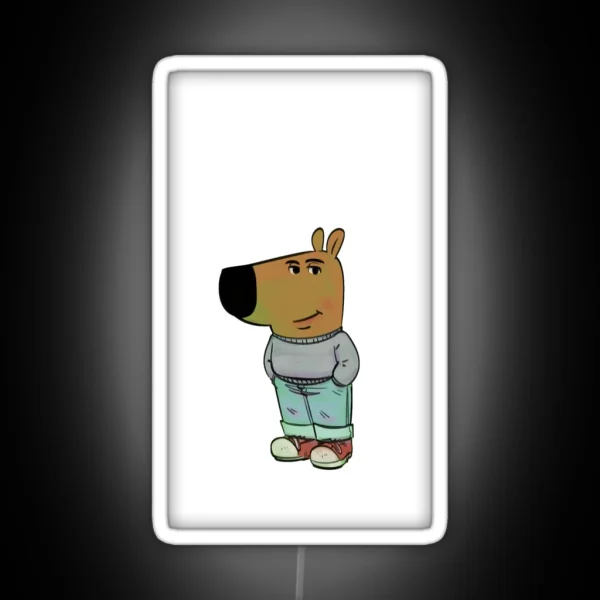 Chill Guy Meme Phone Case For Iphone And RGB Neon Sign