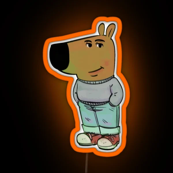 Chill Guy RGB Neon Sign