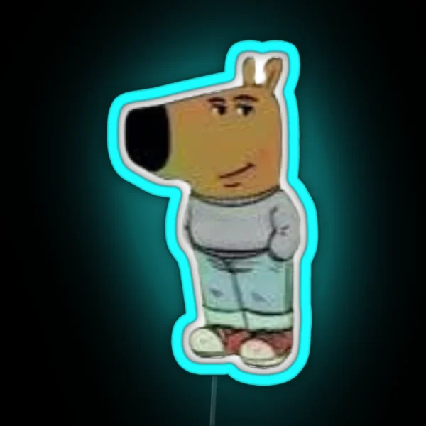 Chill Guy RGB Neon Sign