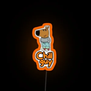 Chill Guy RGB Neon Sign