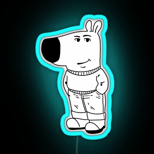 Chill Guy RGB Neon Sign