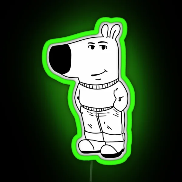 Chill Guy RGB Neon Sign