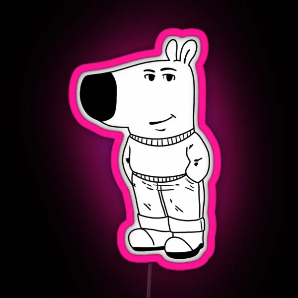 Chill Guy RGB Neon Sign