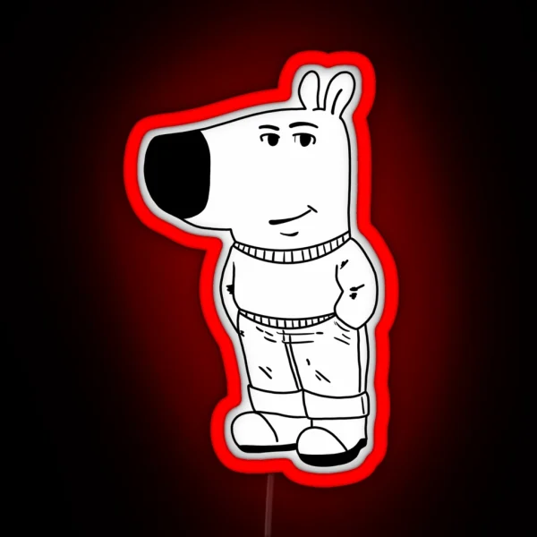 Chill Guy RGB Neon Sign