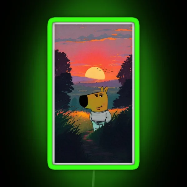 Chill Guy RGB Neon Sign