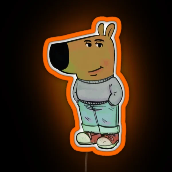 Chill Guy RGB Neon Sign