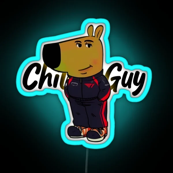 Chill Guy RGB Neon Sign