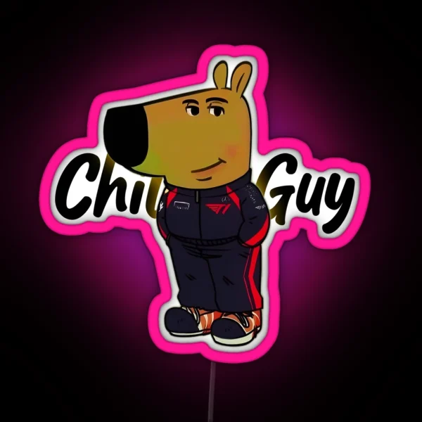 Chill Guy RGB Neon Sign