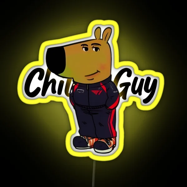 Chill Guy RGB Neon Sign