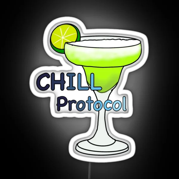 CHILL Protocol RGB Neon Sign