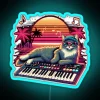 Chill Synth Cat RGB Neon Sign - Image 3