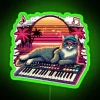 Chill Synth Cat RGB Neon Sign - Image 4