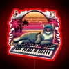 Chill Synth Cat RGB Neon Sign - Image 2
