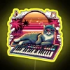 Chill Synth Cat RGB Neon Sign - Image 6