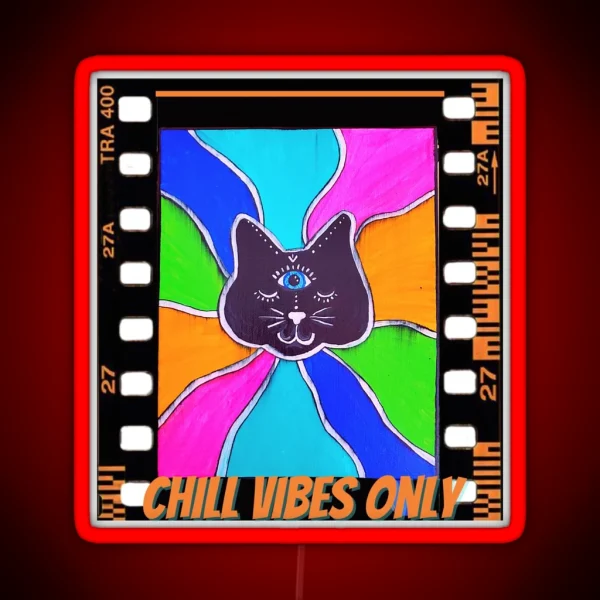 Chill Vibes Only RGB Neon Sign