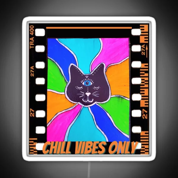 Chill Vibes Only RGB Neon Sign