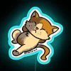 Chillin Kitty RGB Neon Sign - Image 3