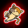 Chillin Kitty RGB Neon Sign - Image 2