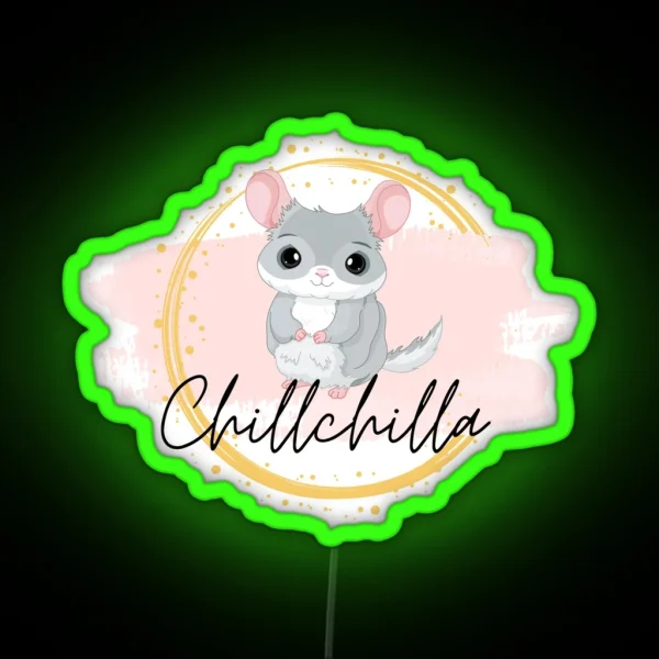 Chinchilla RGB Neon Sign