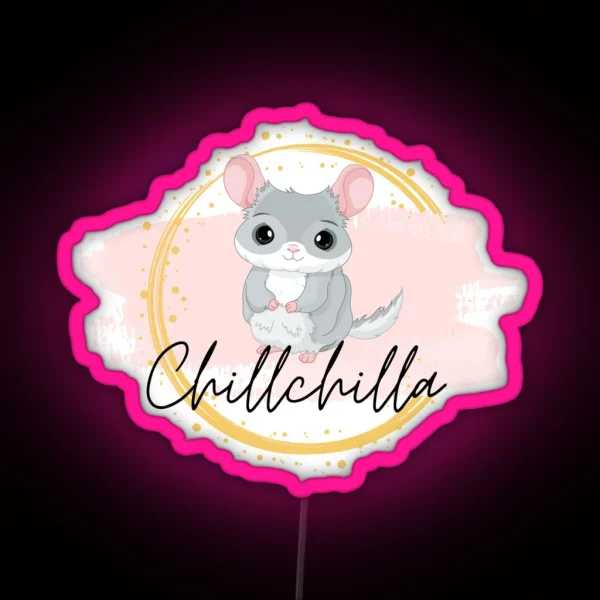 Chinchilla RGB Neon Sign