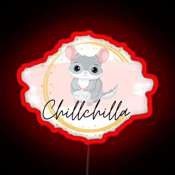 Chinchilla RGB Neon Sign