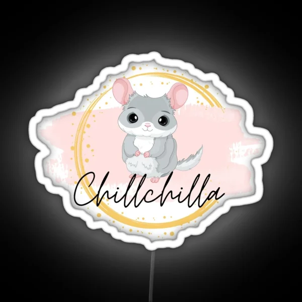 Chinchilla RGB Neon Sign