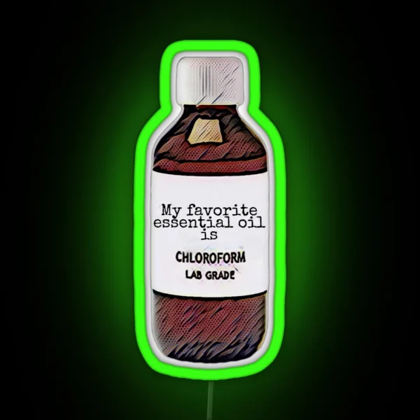 Chloroform RGB Neon Sign