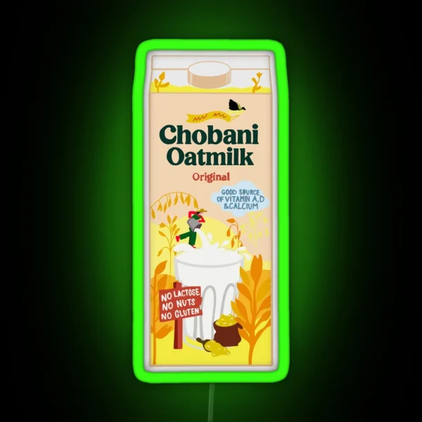 Chobani Oatmilk RGB Neon Sign