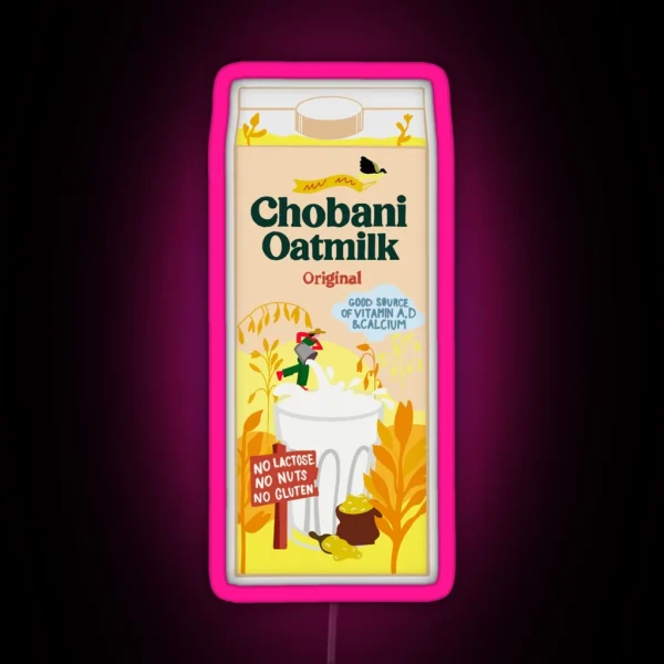 Chobani Oatmilk RGB Neon Sign