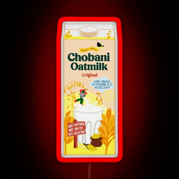 Chobani Oatmilk RGB Neon Sign